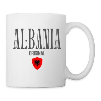 I love Albania, made in Albania - Mug - white - Right