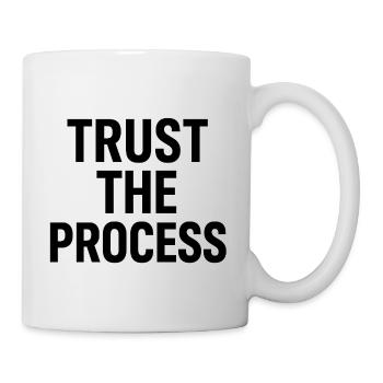 Trust the Process Typography - Mug - white - Right