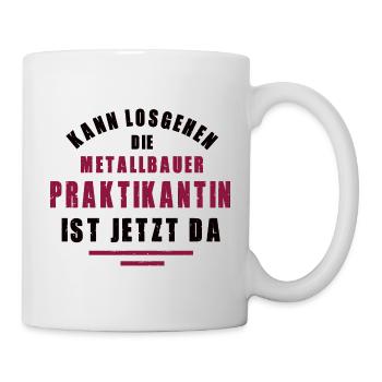 Trainee Metal Worker Internship Metal Construction - Mug - white - Right