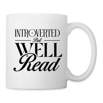 Introverted but Well Read - Mug - white - Right