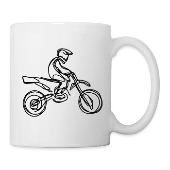Motocross riders - Mug - white - Right