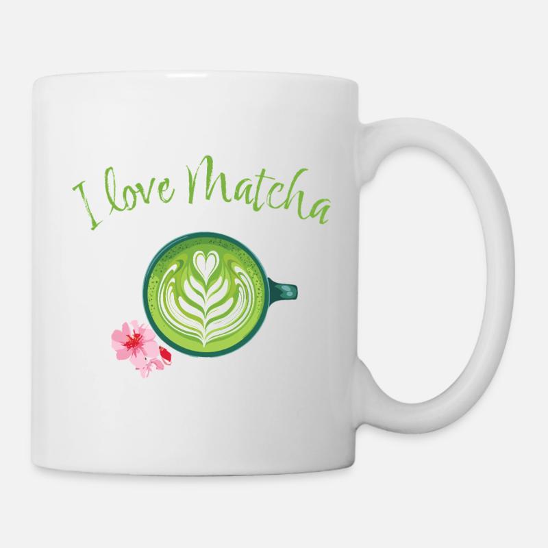 Matcha love - Tasse - Weiß