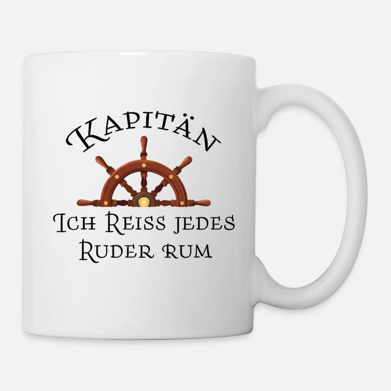 Captain – I'm tearing every rudder around - Mug - white