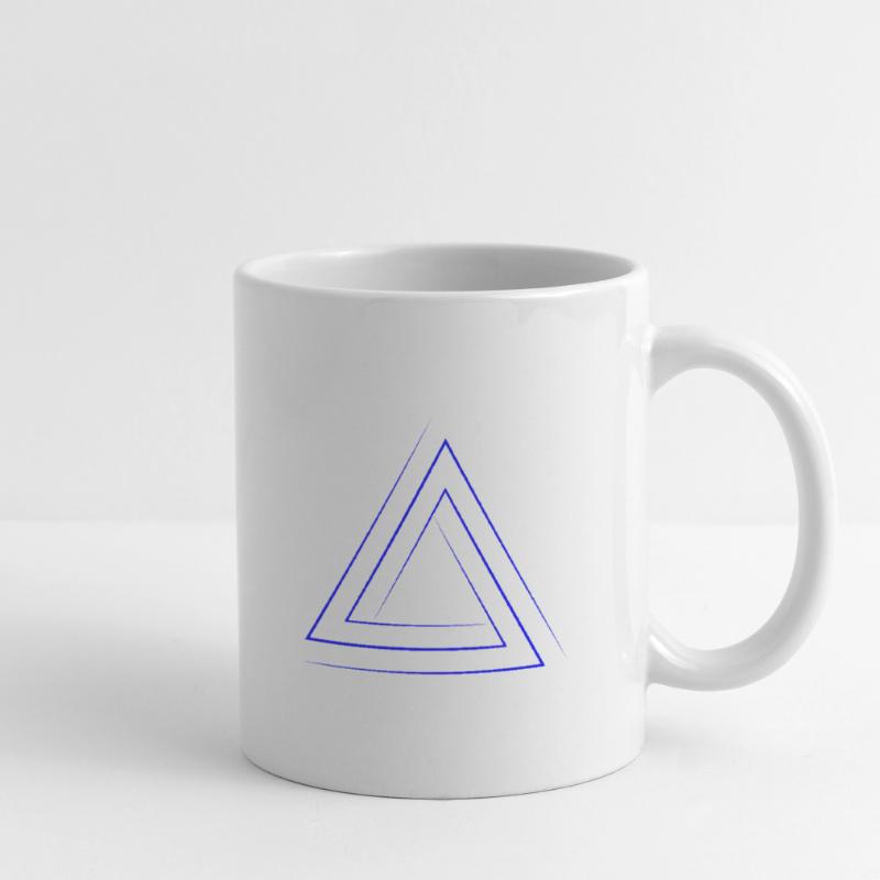 Geometric triangular nesting Mug