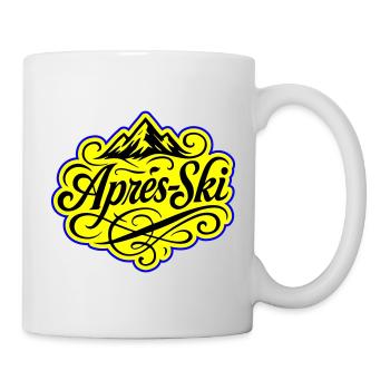 Apres Ski Berge Alpen - Tasse - Weiß - Rechts