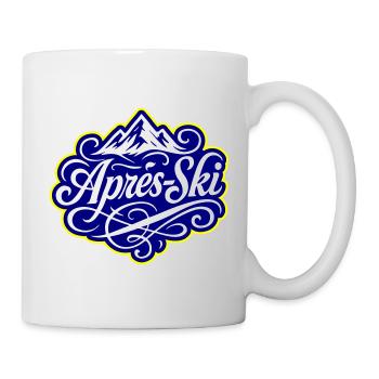 Apres Ski Berge Alpen - Tasse - Weiß - Rechts