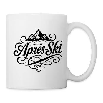 Après-ski mountains - Mug - white - Right