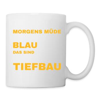 Civil Engineering Civil Engineering Road Construction Excavator Driver Excavation - Mug - white - Right