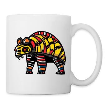 Armadillo Halloween Bande Dessinée Drôle - Mug blanc - blanc - Droite