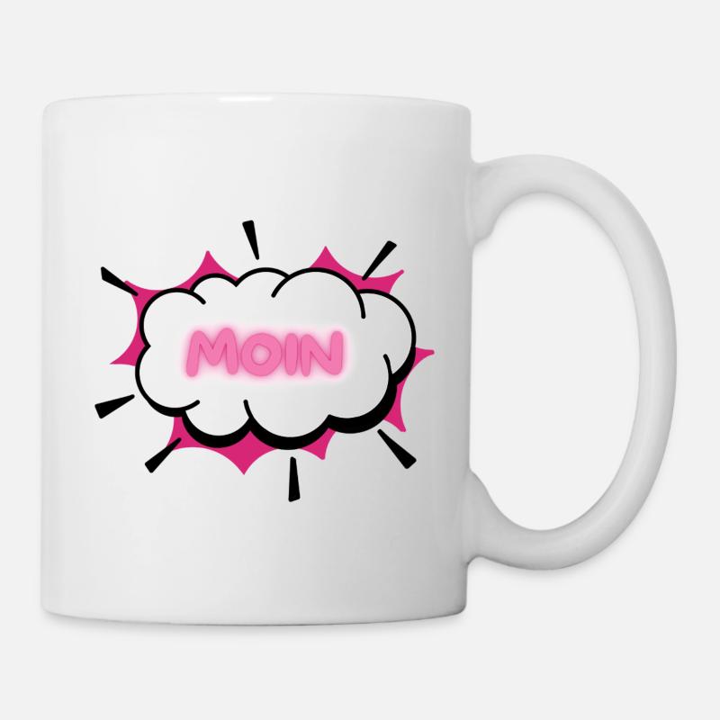MOIN Nuage de néons - Mug blanc - blanc
