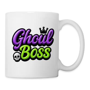 ghoul chef / y2k halloween design - Tasse - Weiß - Rechts