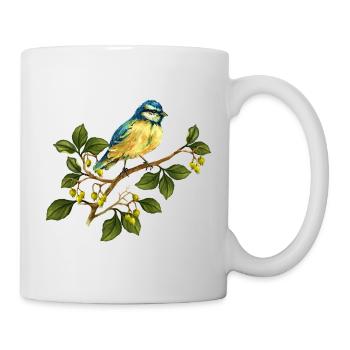Colorful bird - Mug - white - Right