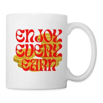 Earn and prosperity - Mug - white - Right