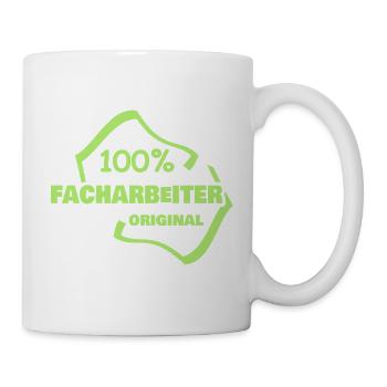 Occupation: Skilled worker - Mug - white - Right