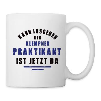 Intern Plumber Internship Plumbing Thank You - Mug - white - Right