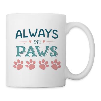 Always on your feet - Mug - white - Right