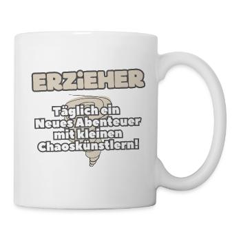 Educators Everyday adventures with chaos artists - Mug - white - Right