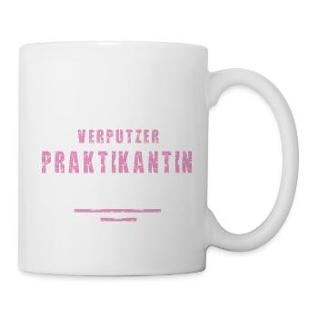 Verputzer Praktikantin Danke Praktikum Verputzerei - Tasse - Weiß - Rechts