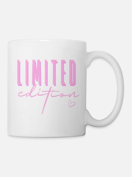 Limited Edition Pink Script | Streetwear Design - Tasse - Weiß