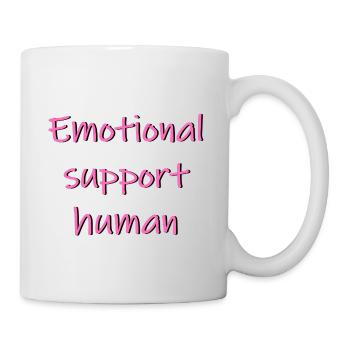 soutien humain - Mug blanc - blanc - Droite