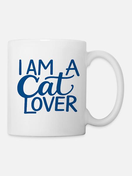 I Am A Cat Lover - Mug - white