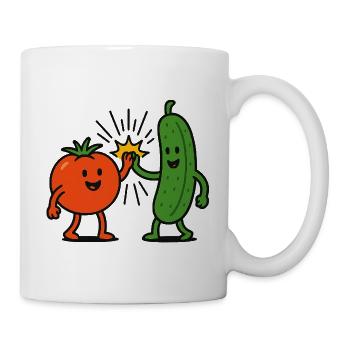 Veggie Bros - Tasse - Weiß - Rechts