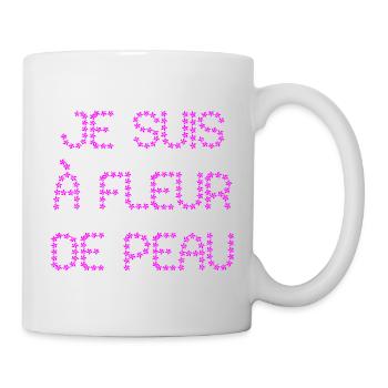 ICH BIN GERADE! - Tasse - Weiß - Rechts