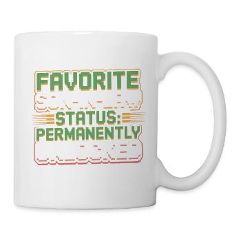 Schwiegermutter Retro Lustiger Schwiegervater - Tasse - Weiß - Rechts