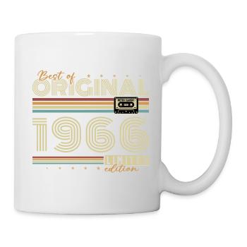 1966 Vintage Retro Geburtstagsgeschenk - Tasse - Weiß - Rechts