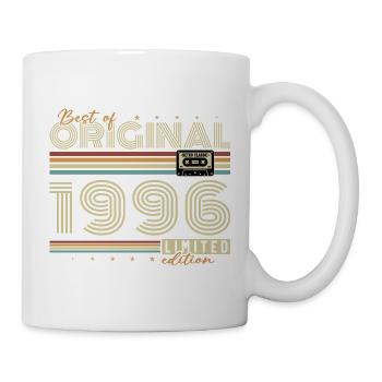 1996 Vintage Retro Geburtstagsgeschenk - Tasse - Weiß - Rechts