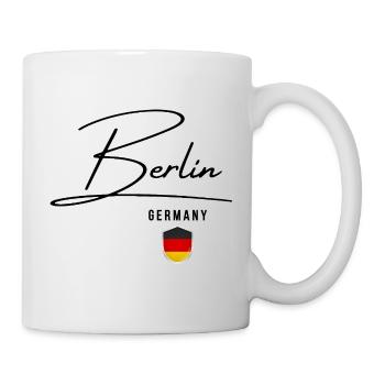 Elegantes Design Berlin, ich liebe Berlin - Tasse - Weiß - Rechts