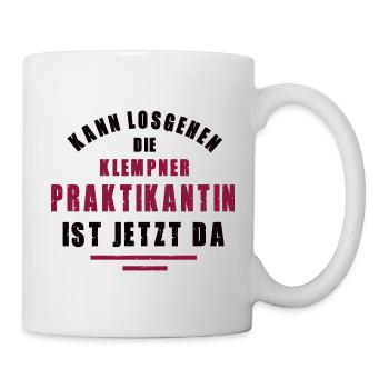 Intern Plumber Internship Plumbing - Mug - white - Right