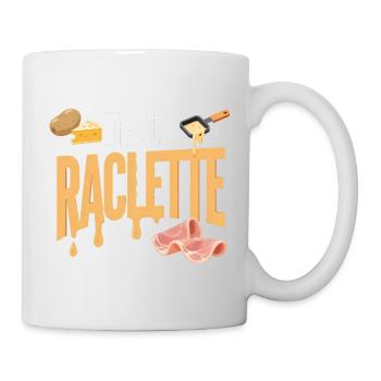 Team Raclette Funny Mountain Winter Geschenk - Tasse - Weiß - Rechts