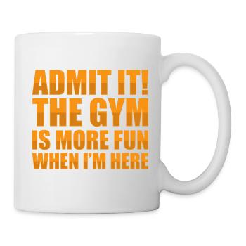 La salle de sport est plus Musculation Musculation Musculation - Mug blanc - blanc - Droite