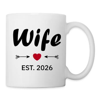 Wife est 2026 - Mug blanc - blanc - Droite