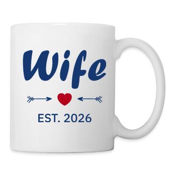 Wife Est 2026 - Mug blanc - blanc - Droite