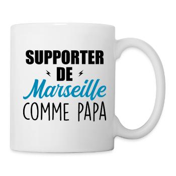 Enfant Humour Marseillais Supporter de Marseille - Mug blanc - blanc - Droite