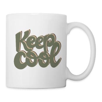KEEP COOL - Tasse - Weiß - Rechts