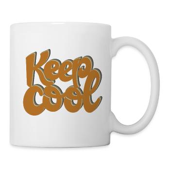 Keep cool - Tasse - Weiß - Rechts