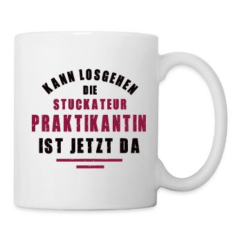 Trainee Plasterer Internship Plastering - Mug - white - Right