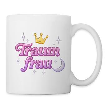 traumfrau / y2k statement spitzname design  - Tasse - Weiß - Rechts