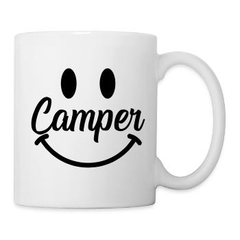 Sourire du campeur - Mug blanc - blanc - Droite