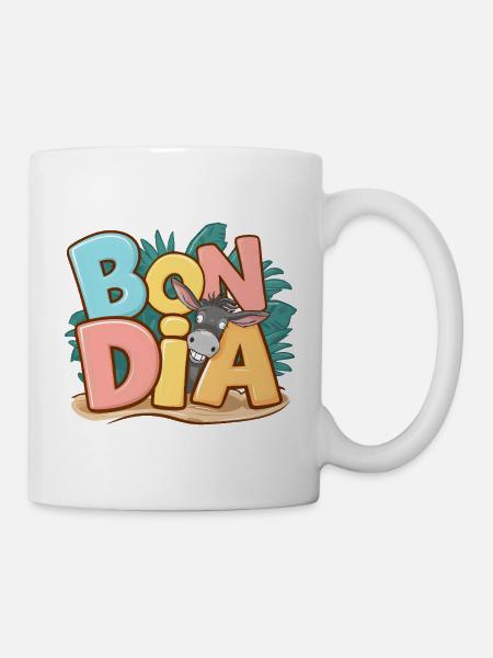 Geschenk Katalanische Kultur Gut Dia Ausdruck Region - Tasse - Weiß
