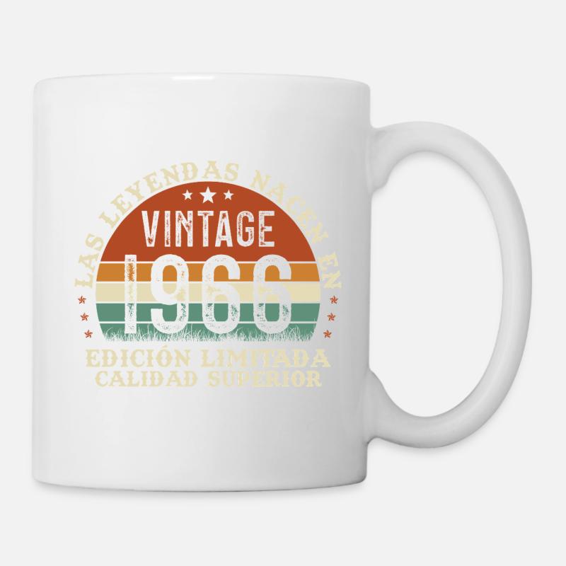 60th Birthday 60th Birthday Vintage 1966 - Mug - white