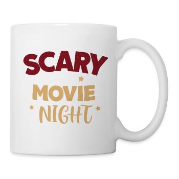 Scary Movie Night Graphic - Mug - white - Right