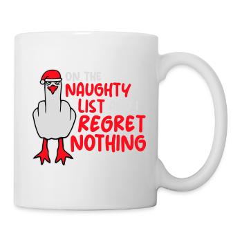 Sur la liste des vilains et je ne regrette rien Böse Möwe - Mug blanc - blanc - Droite