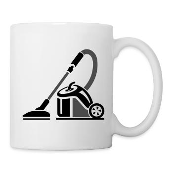 Vacuum Cleaner Symbol Cleaning Company - Mug - white - Right