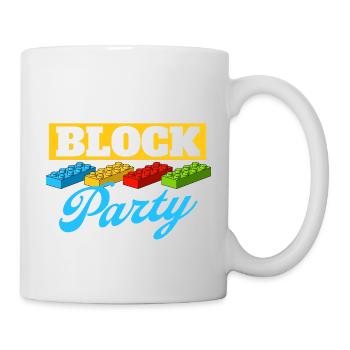 I’m Here For The Block Party Brick Builder Block  - Mug - white - Right