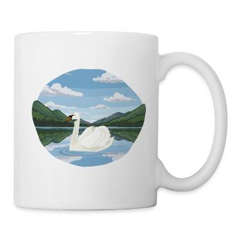 jezioro_z_Swan - Tasse - Weiß - Rechts