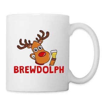 BrewDolph Reindeer Beer Hero - Mug blanc - blanc - Droite